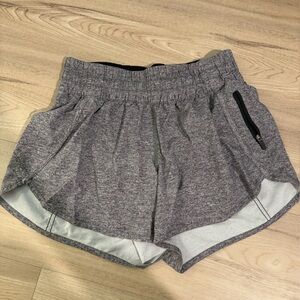 Grey lululemon shorts size 6